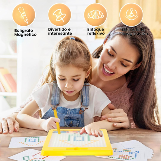 Tablero de Dibujo Magnético Para Niños "SmArt Playboard"