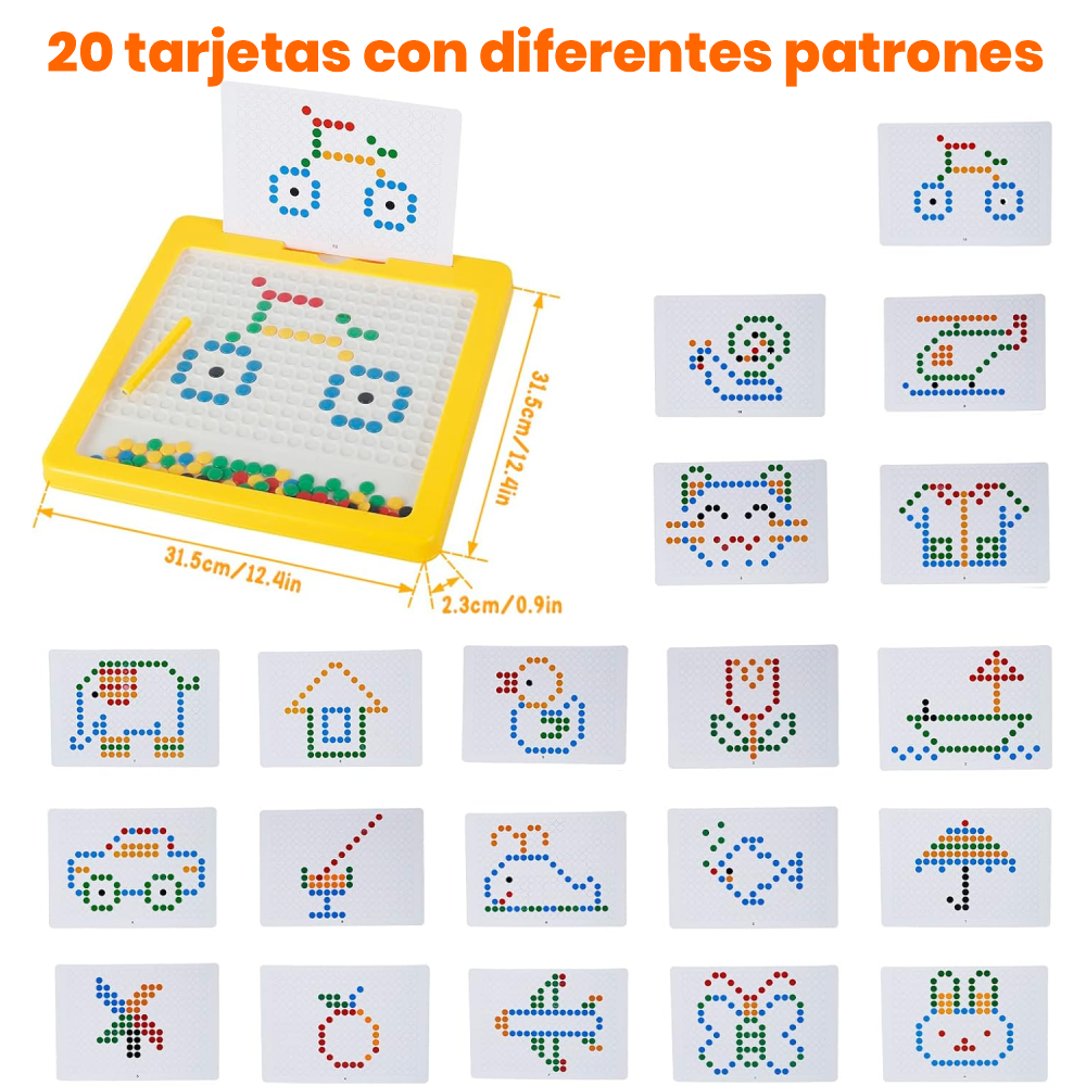 Tablero de Dibujo Magnético Para Niños "SmArt Playboard"